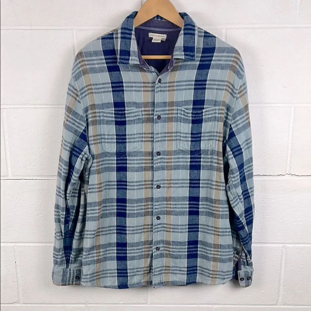 Carbon 2 Cobalt men’s watershed double button up long sleeve shirt